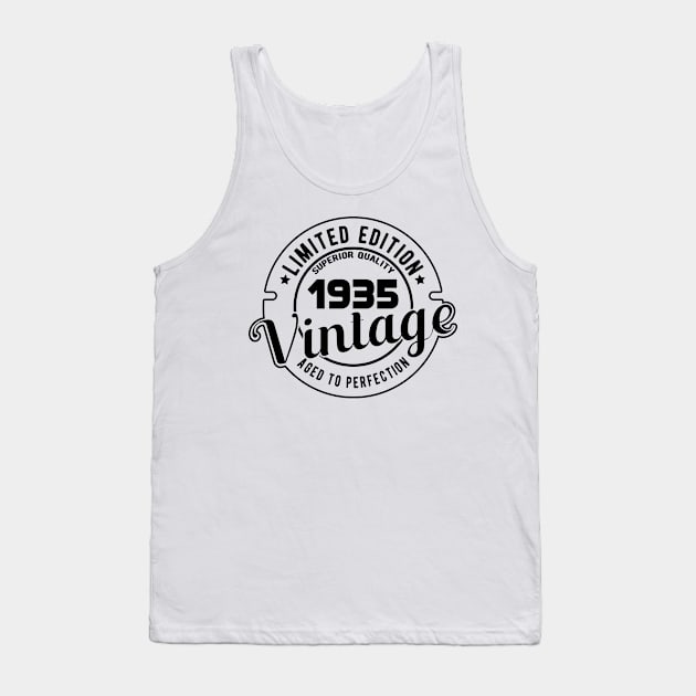 1935 VINTAGE - BIRTHDAY GIFT Tank Top by KC Happy Shop